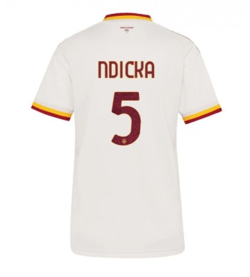 AS Roma Evan Ndicka #5 Bortatröja Dam 2026-27 Kortärmad
